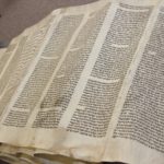 Holocaust Memorial Torah Scroll #1178 from Horazdovice, written in 1880